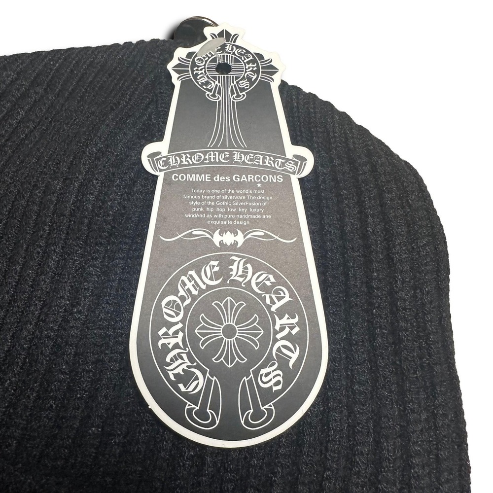 Black Chrome Hearts Beanie - Picture 6 of 7
